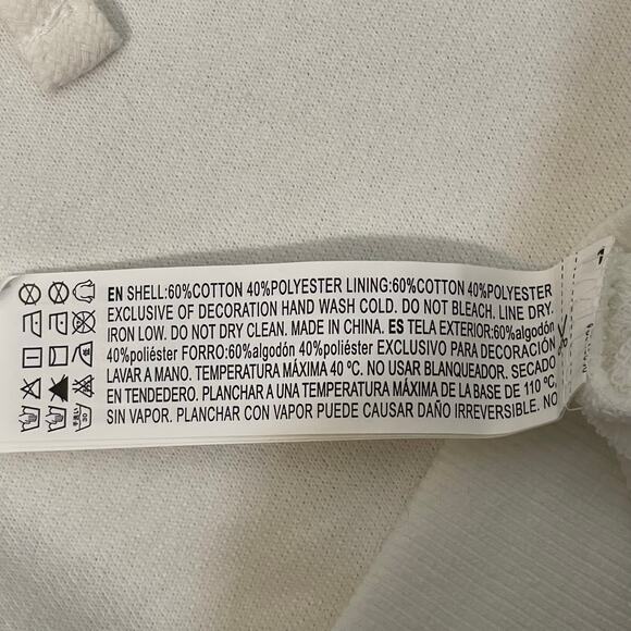 Forever 21 Cream Hooded Pullover Sweatshirt Everyday Basic Hoodie Women's Size S - Picture 11 of 12